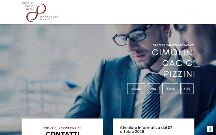 Home page del sito di Ccp Studio