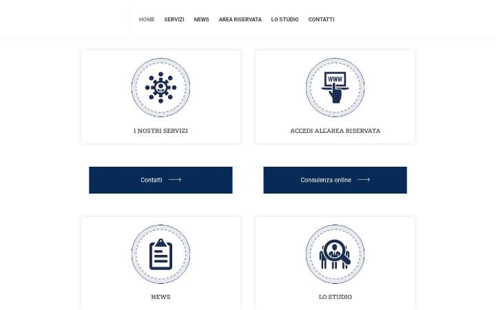 Home page del sito di Effe Studio