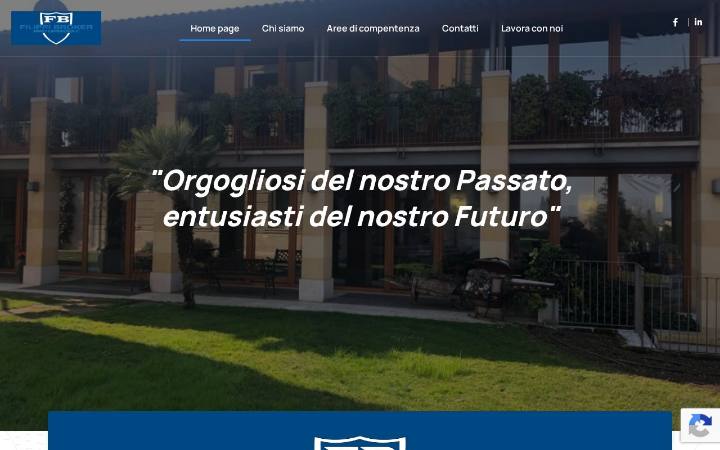 Home page del sito di Filippi Broker