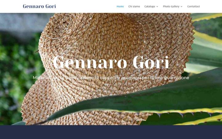 Home page del sito di Gennaro Gori