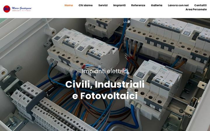 Home page del sito di Guadagnini Marco