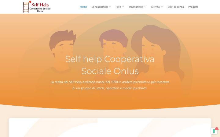 Home page del sito di Self Help Verona