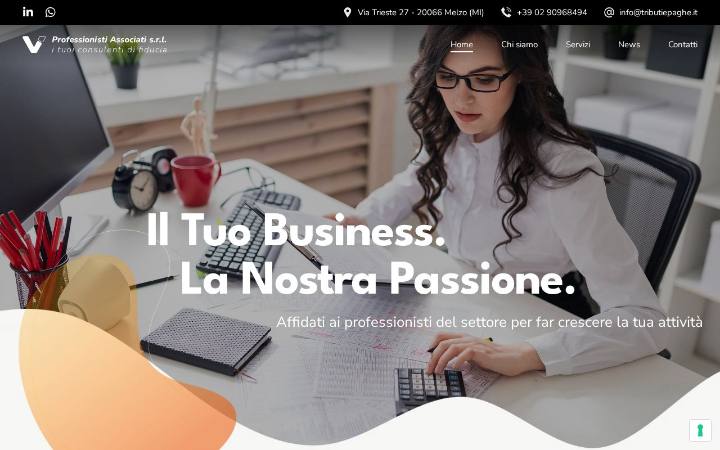 Home page del sito di Tributi e Paghe